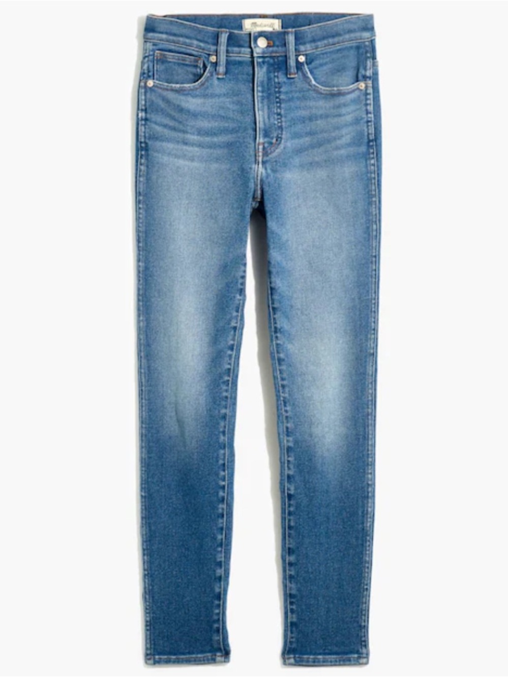 Madewell 10" High-Rise Skinny Crop Jeans in Sheffield Wash